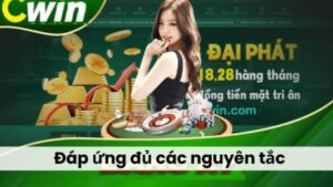 Đáp ứng đủ các nguyên tắc